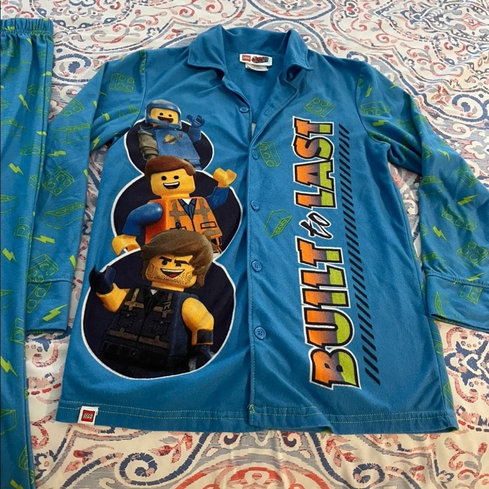 LEGO pajama kids size 8